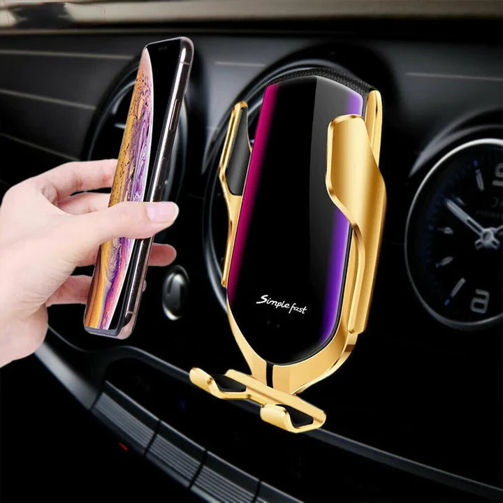 Soporte de Auto con Cargador Inalámbrico