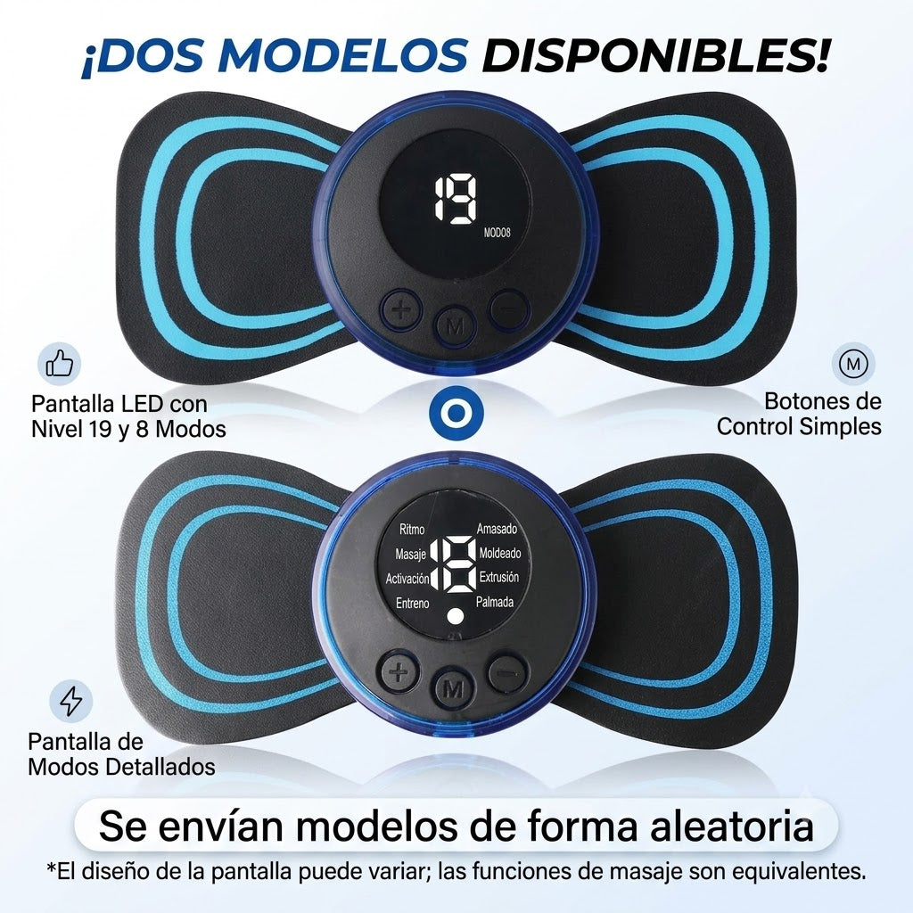 Masajeador Cervical EMS Mini Mariposa | Alivio de Cuello y Hombros
