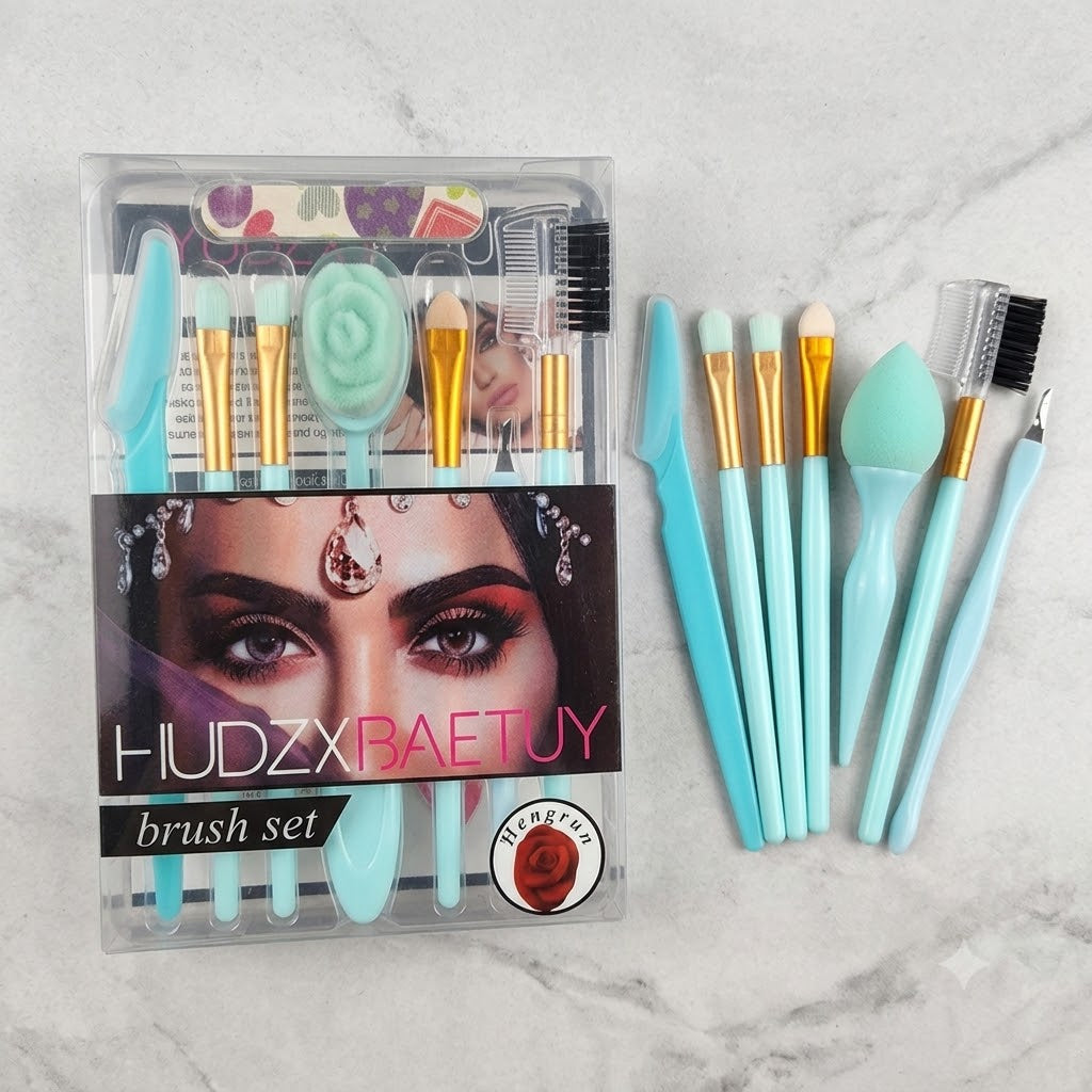 Set de Brochas de Maquillaje x8 | Cerdas Suaves